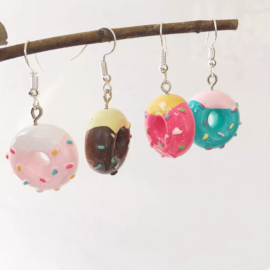 Donut Dangle Earrings