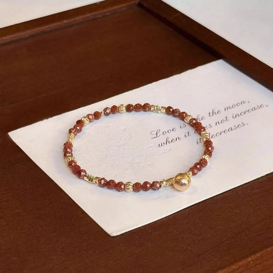 Lightweight Beaded Charm Bracelet