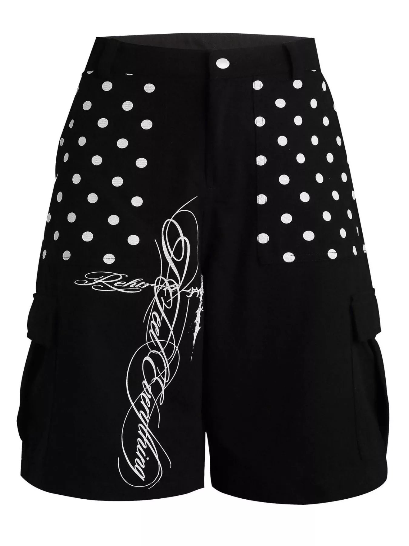 Men's Polka Dot Cargo Capris