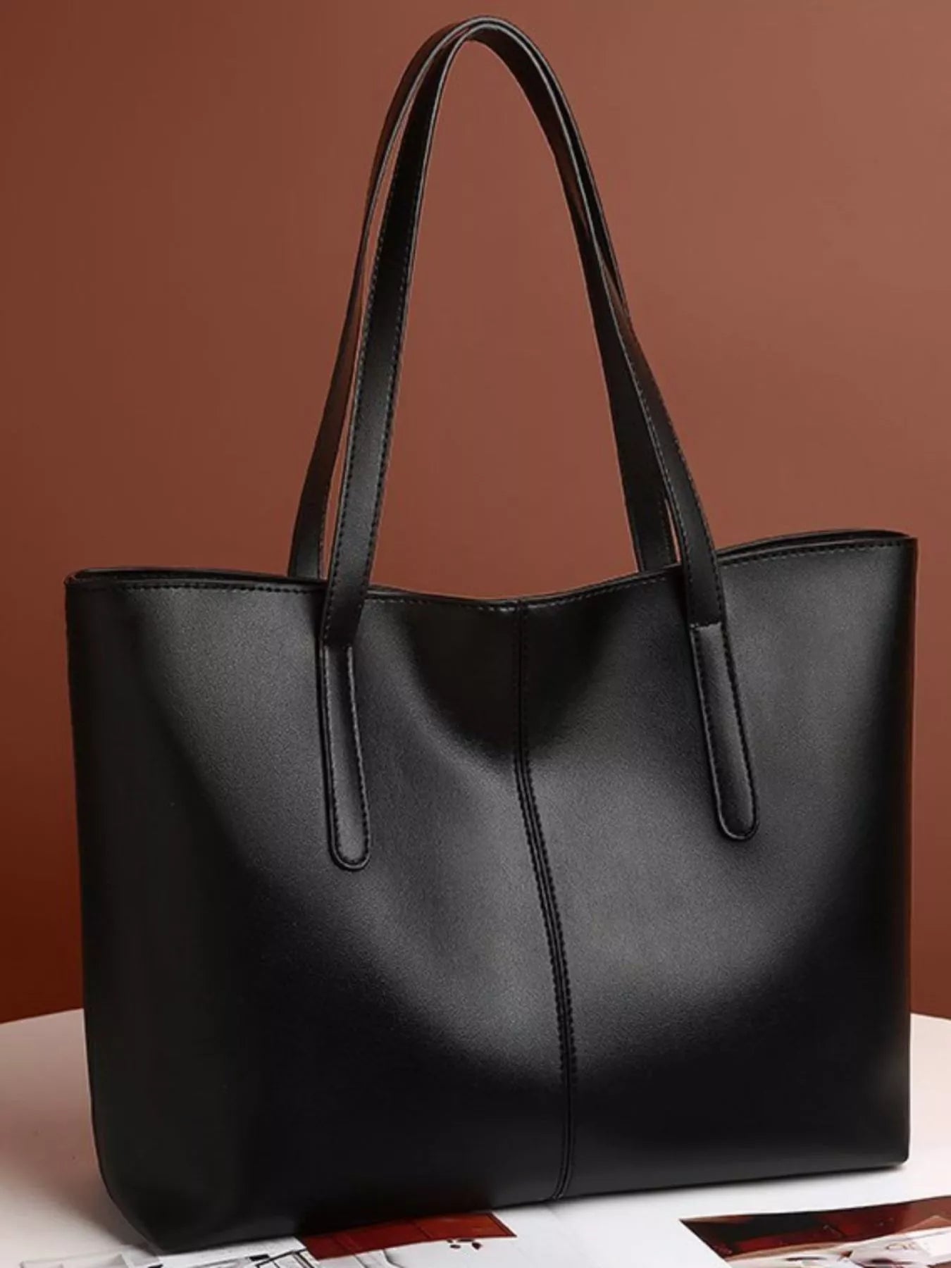 PU Leather Tote Bag