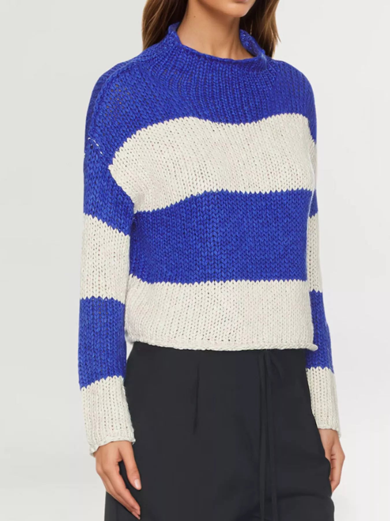 Chunky Knit Striped Sweater
