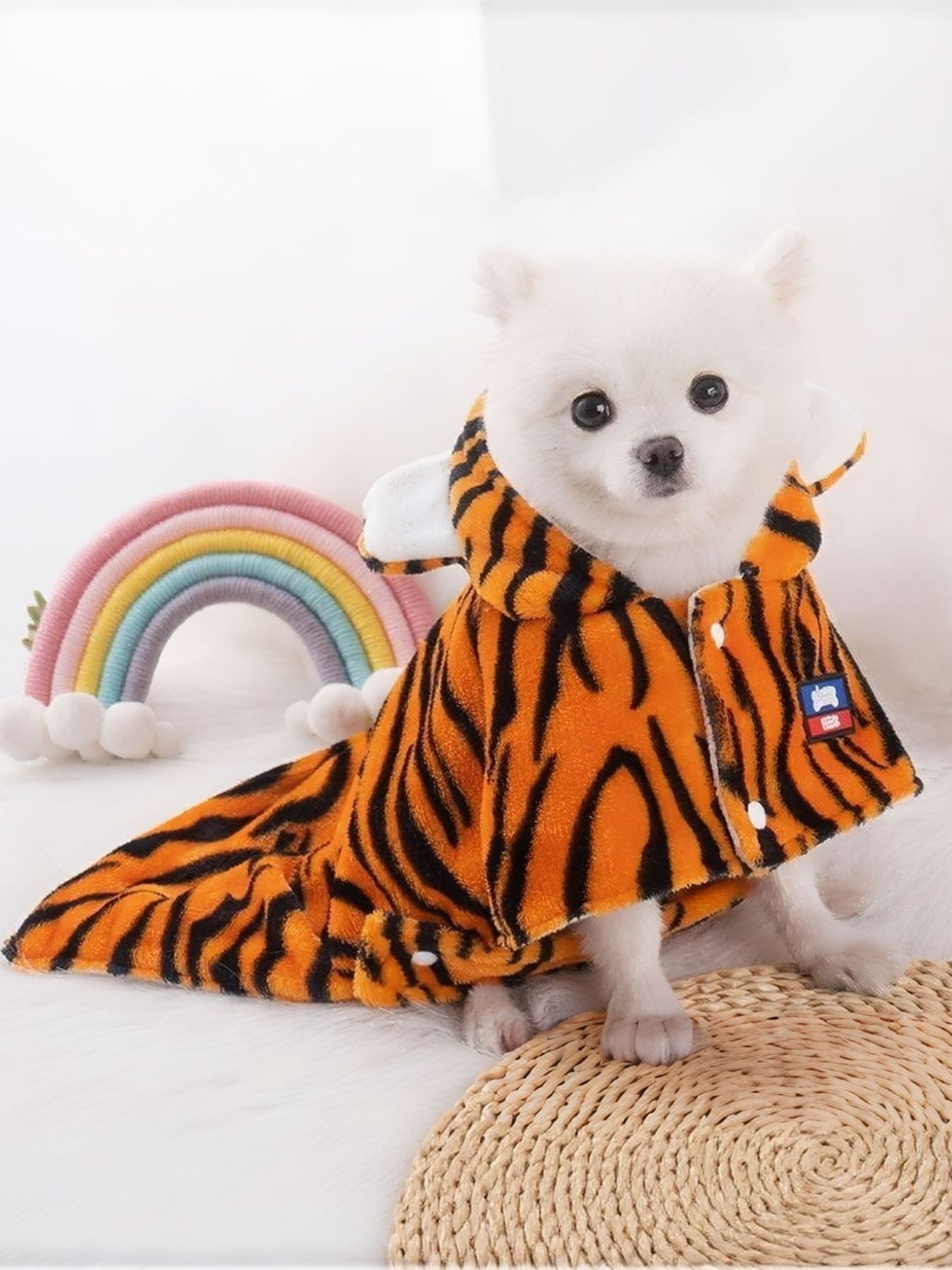 Tiger Pet Hoodie with Ears