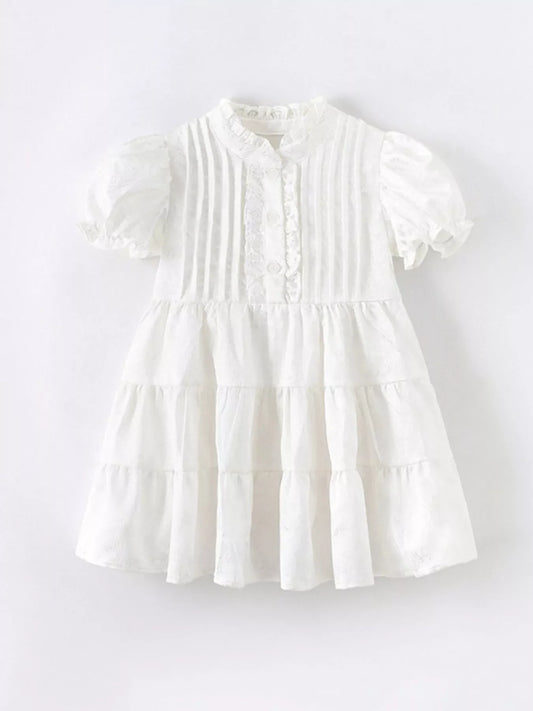 Children's Elegant Tiered Ruffle Dress