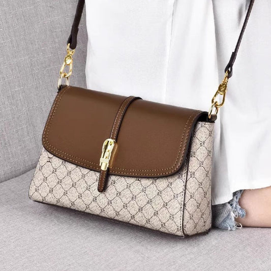 Adjustable Strap Flap Crossbody Bag
