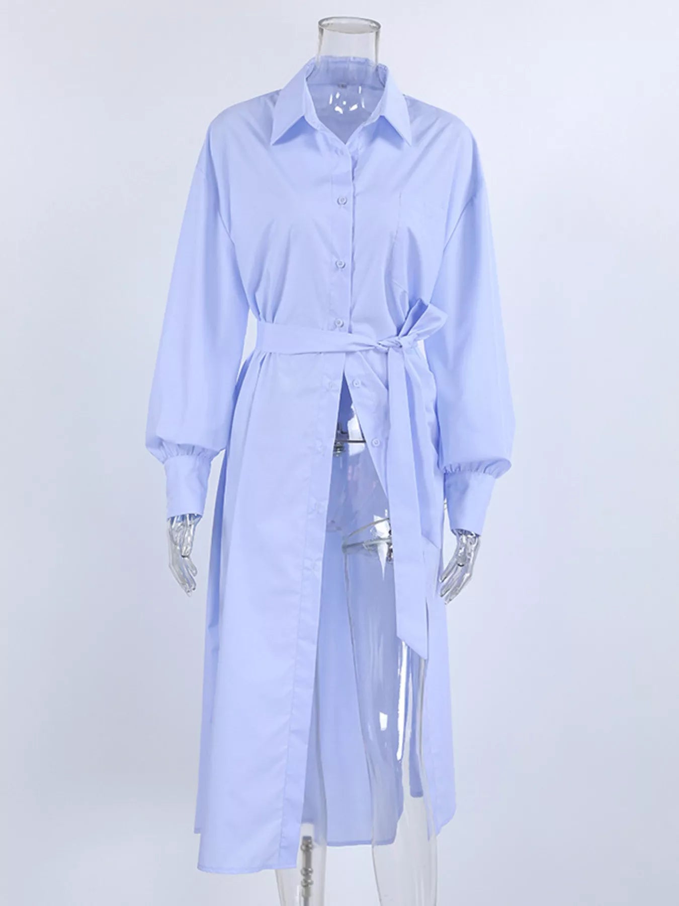 Longline Button-Down Shirt