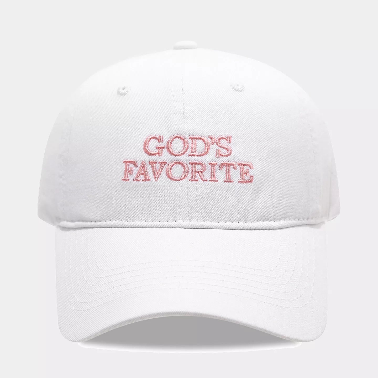 Embroidered Washed Baseball Cap