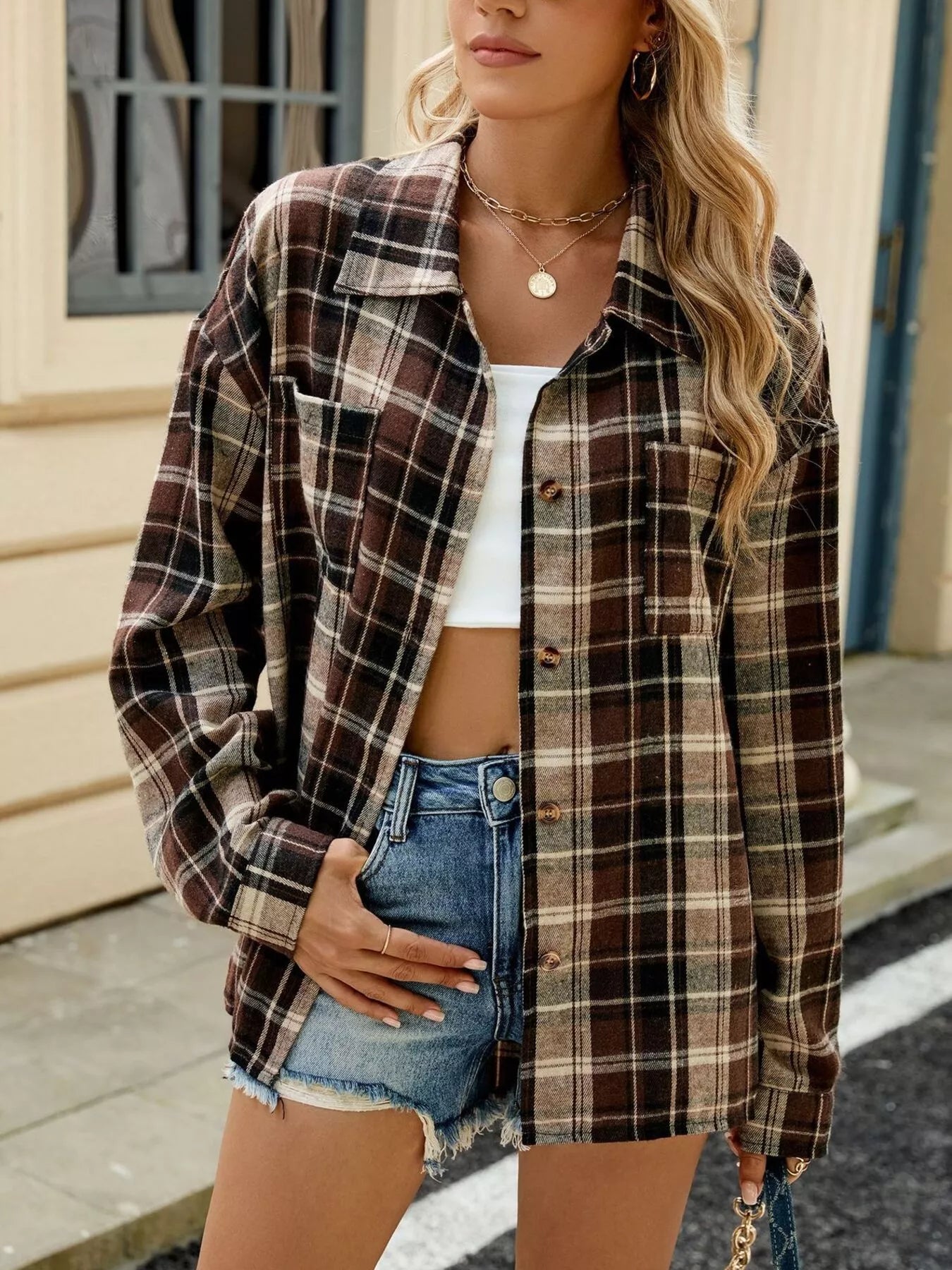 Plaid Button Up Shirt