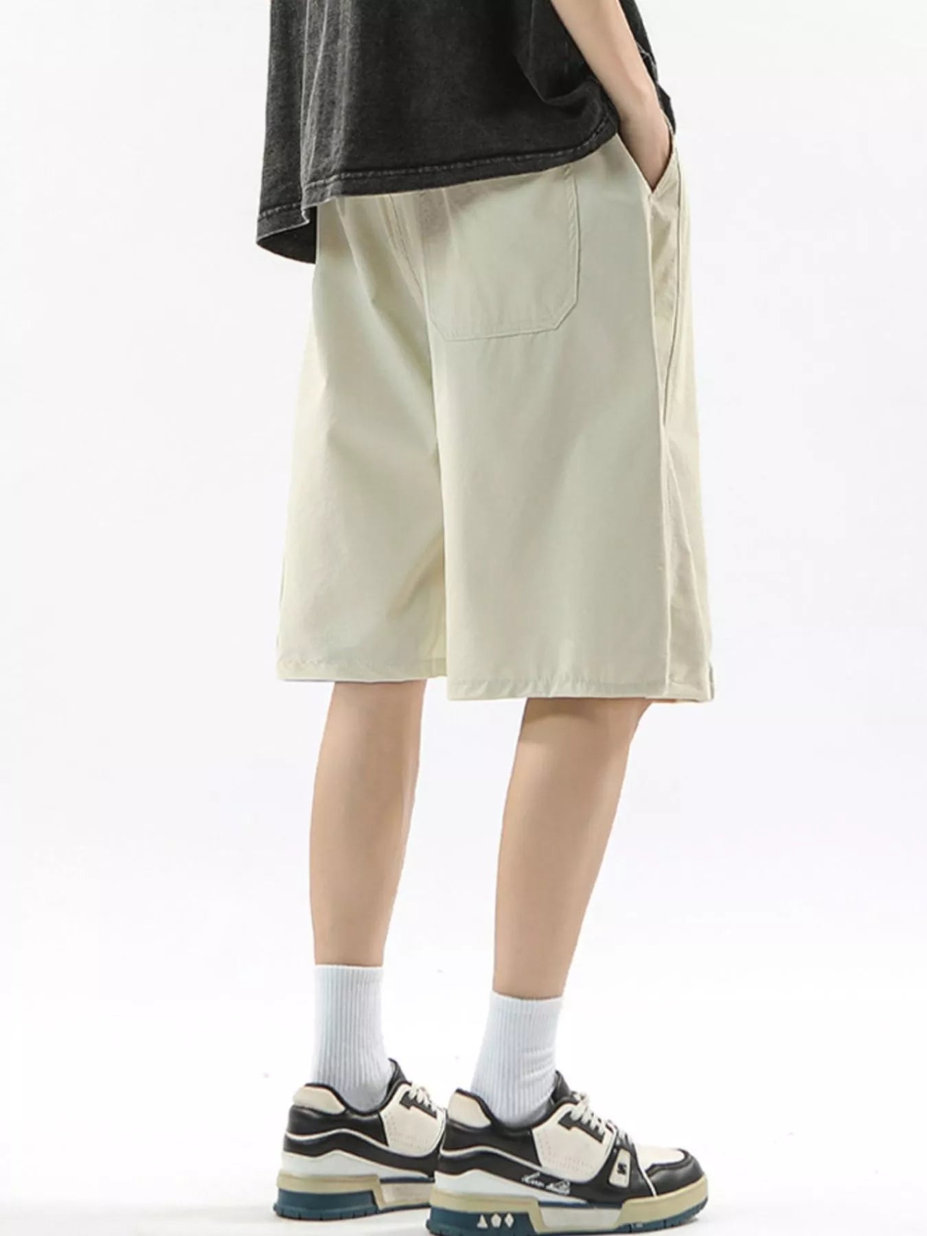 Men's Full Size Drawstring Casual Loose-Fit Pants Plus Size