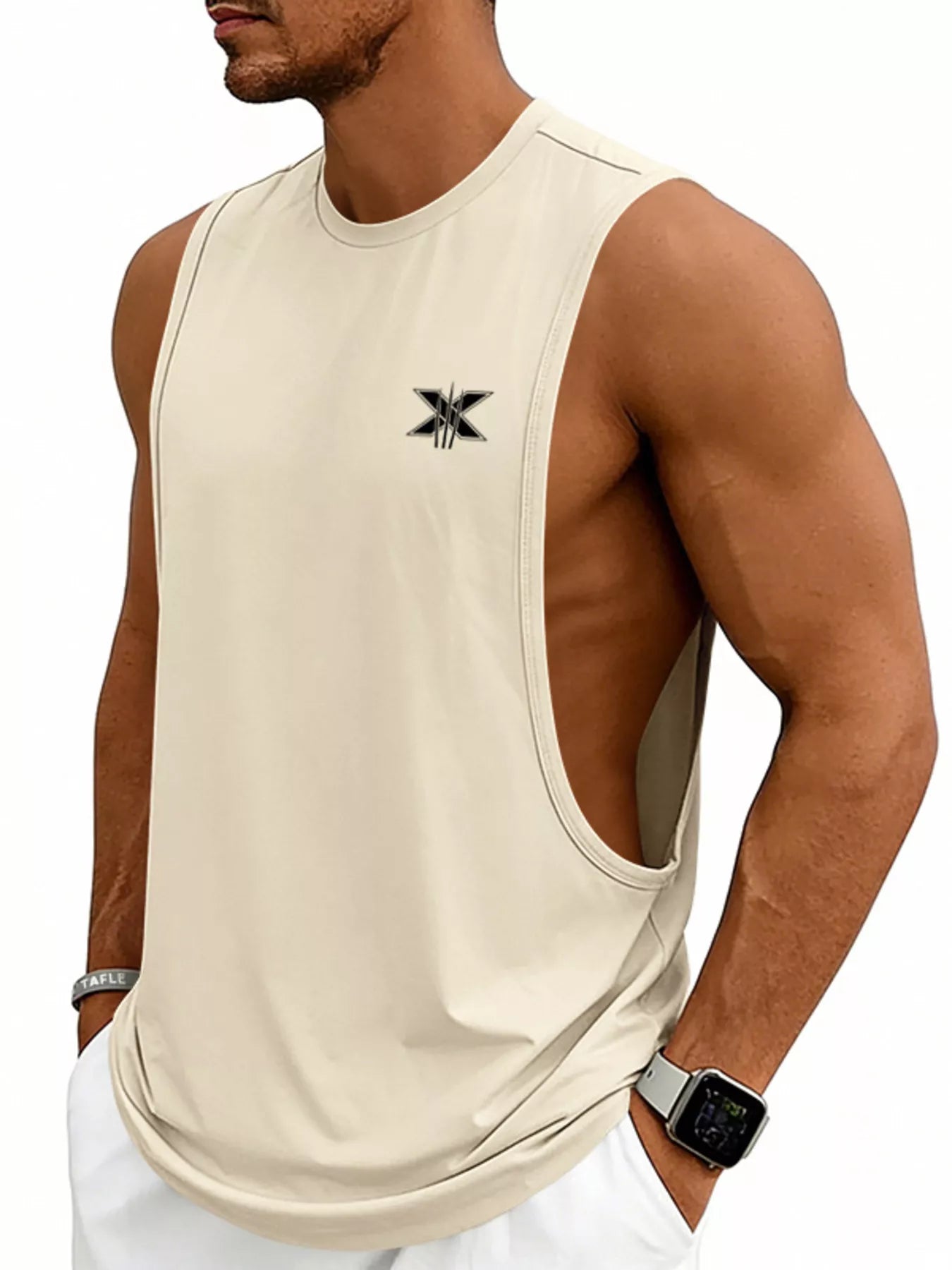 Men's Full Size Round Neck Tank Plus Size