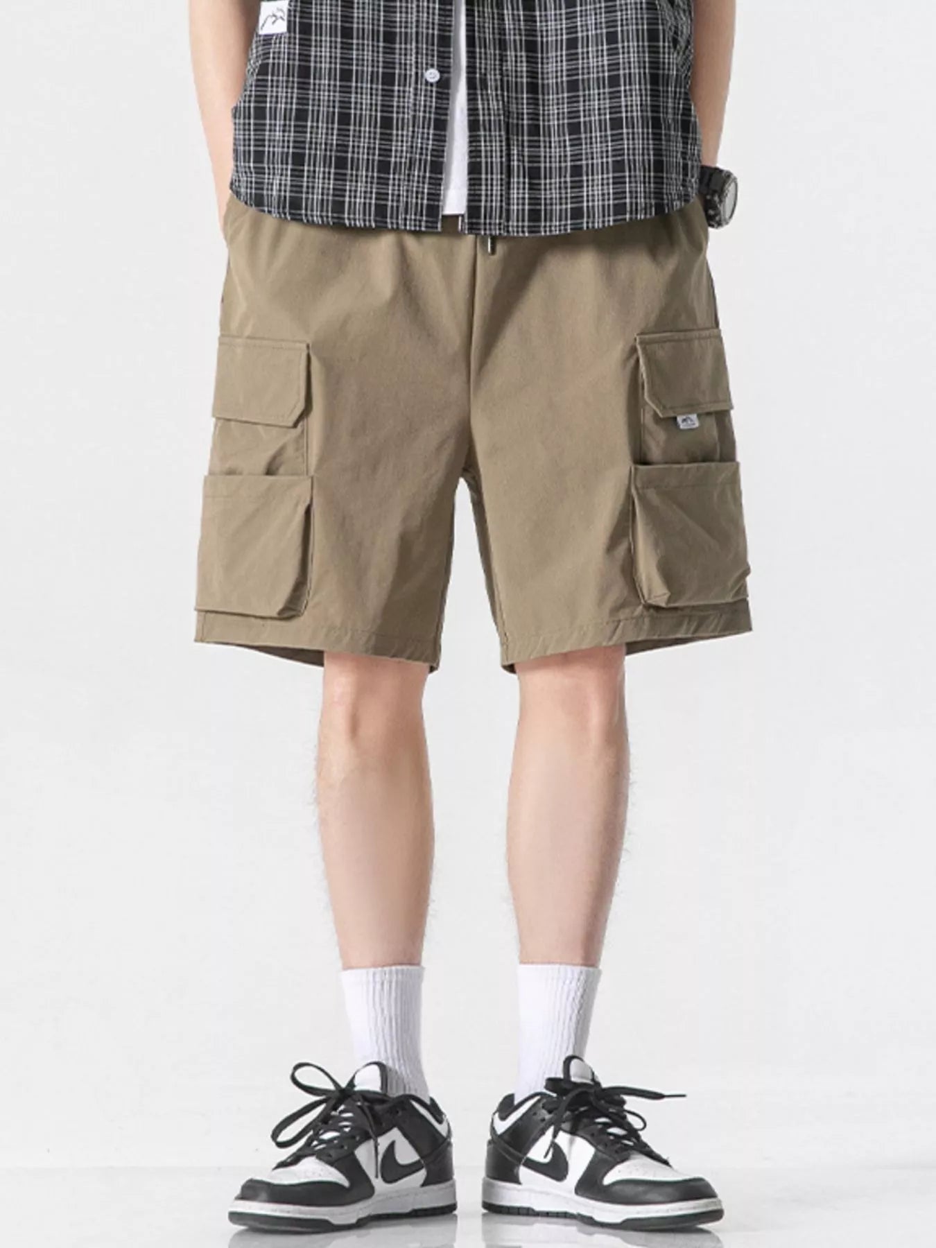 Men's Plus Size Loose Fit Cargo Shorts