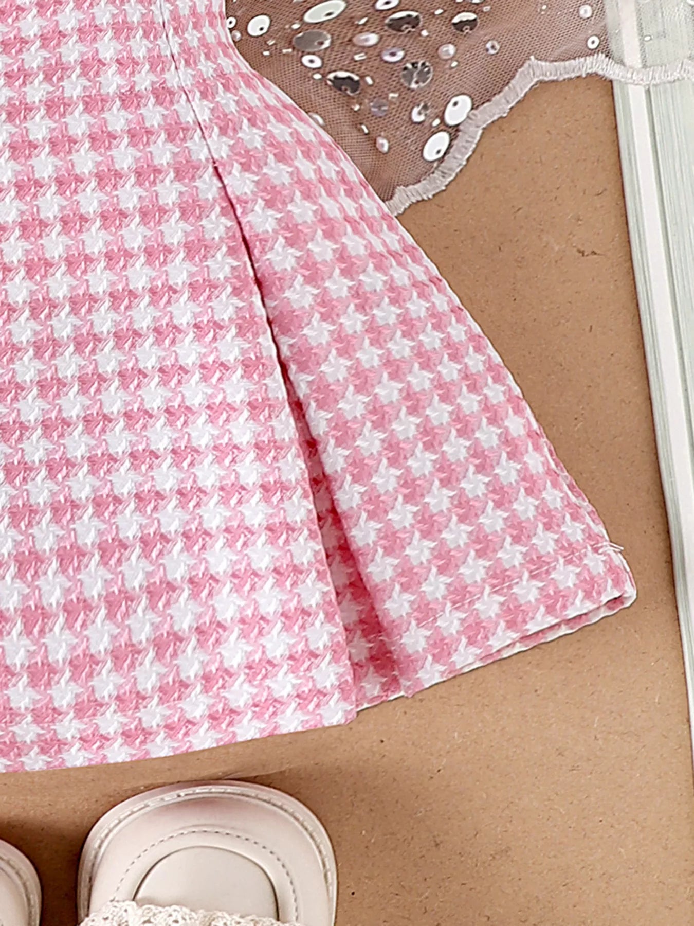 Children's Heart Short Sleeve Top and Skirt Set