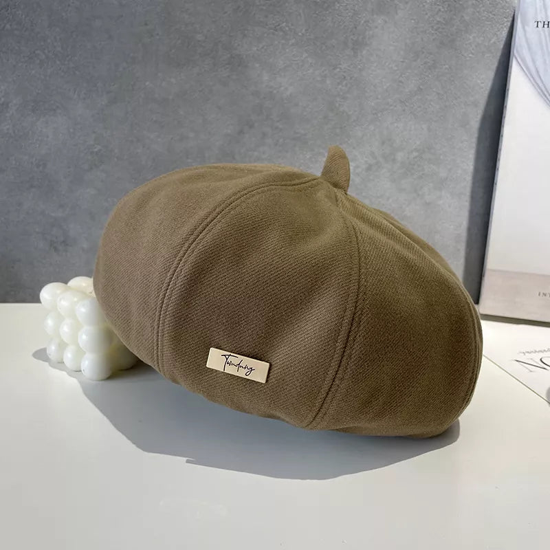 Classic Solid Color Beret Hat