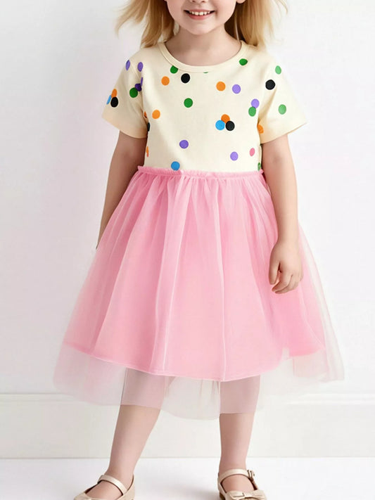 Children's Polka Dot Tulle Dress