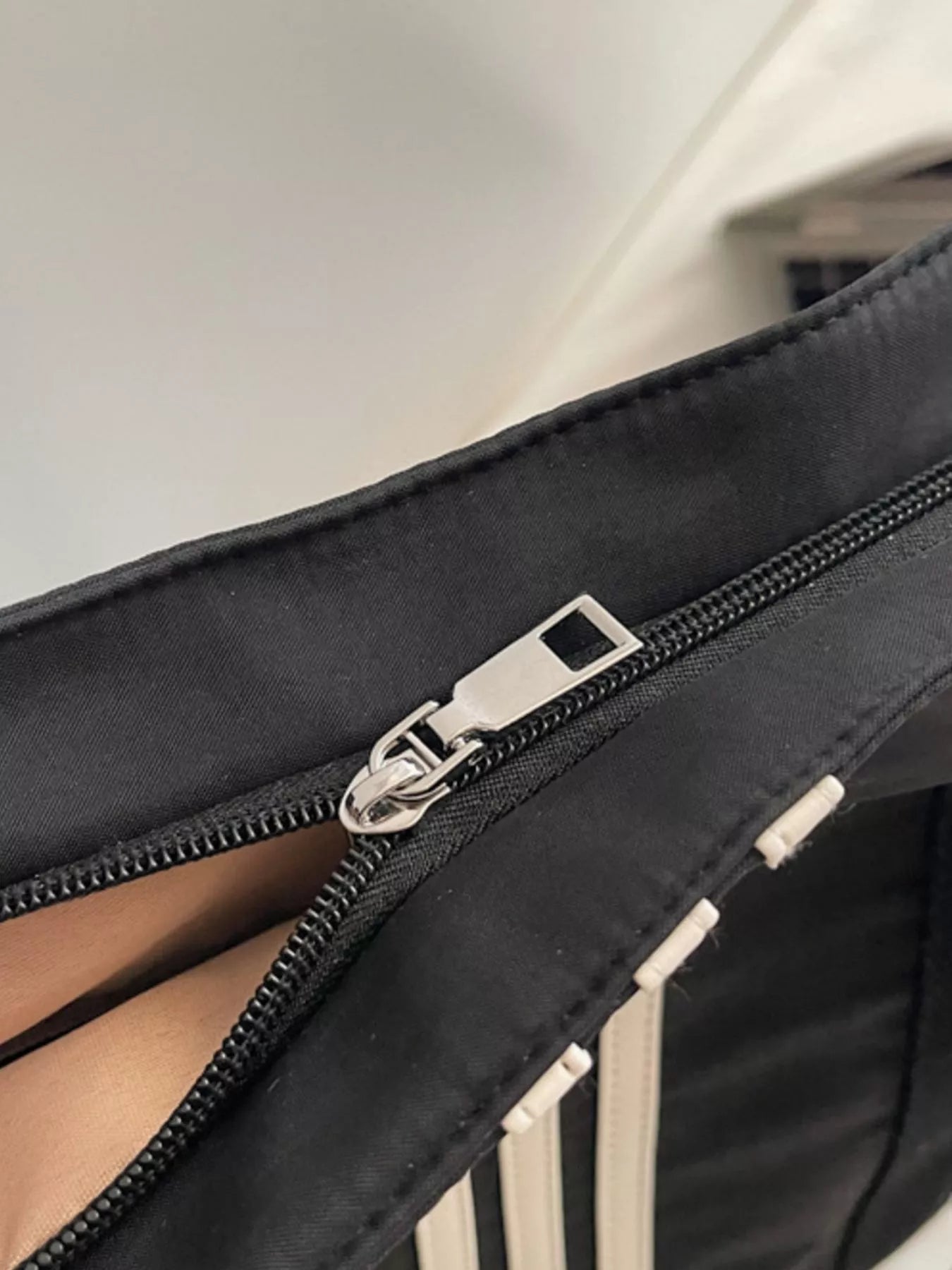 Lightweight Striped Tote Bag