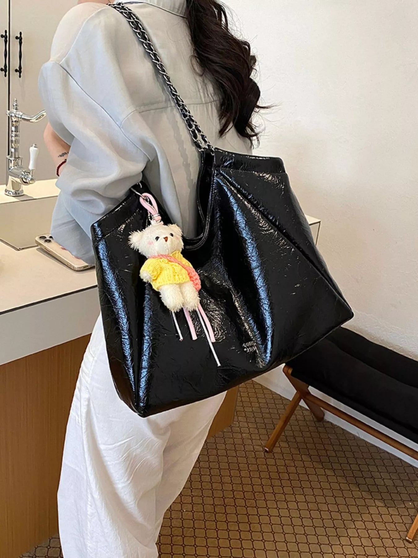 PU Leather Shoulder Bag