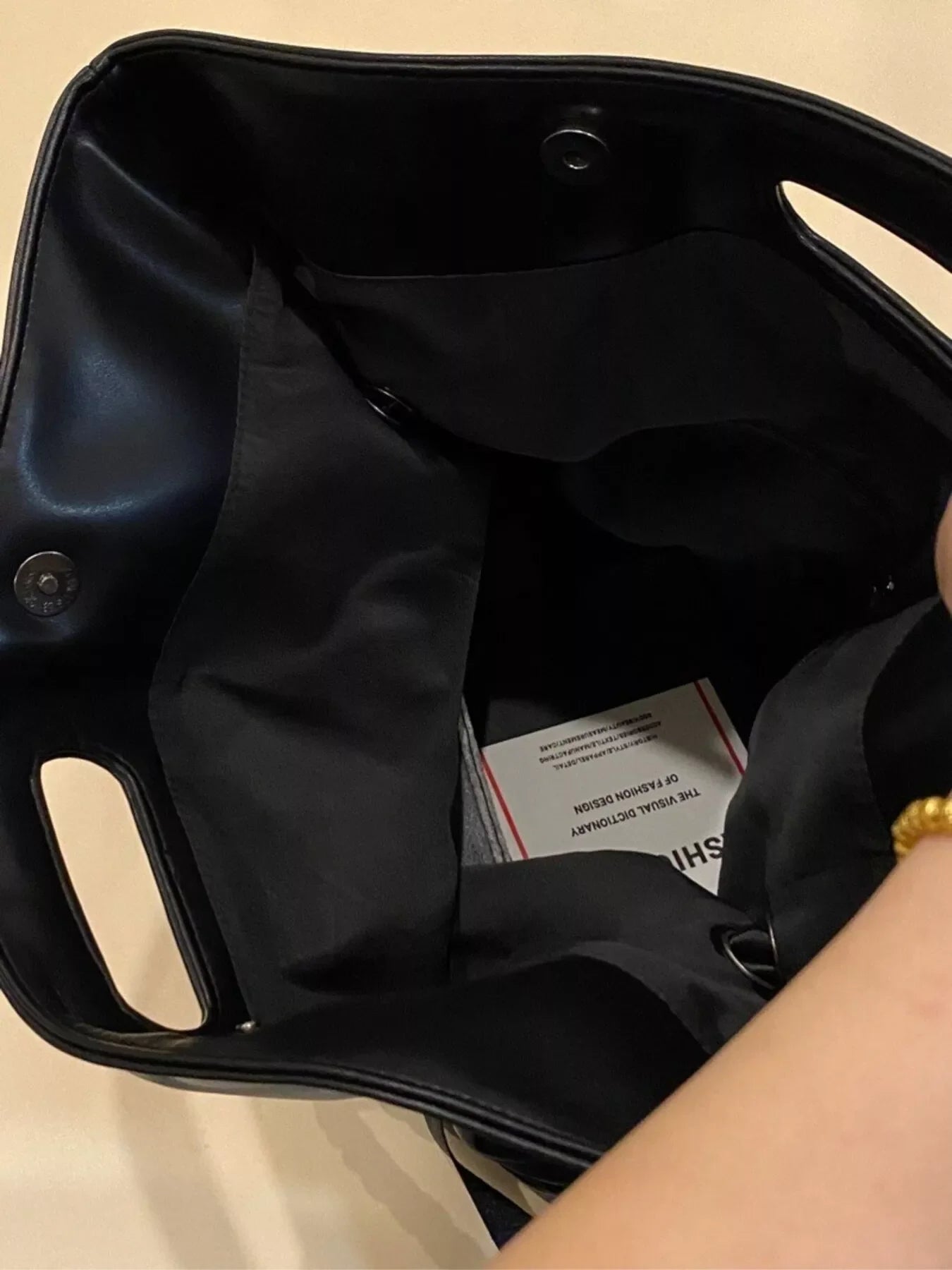 PU Leather Oversized Tote Bag