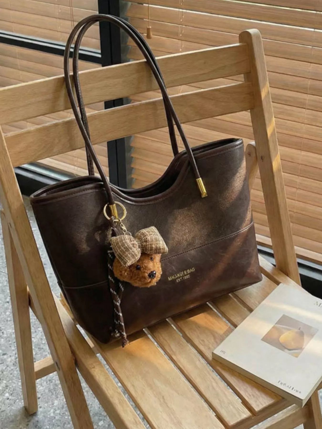 PU Leather Shoulder Bag