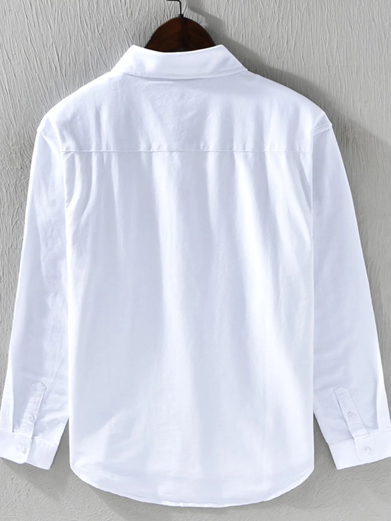 Men's Plus Size Striped Button-Down Shirt