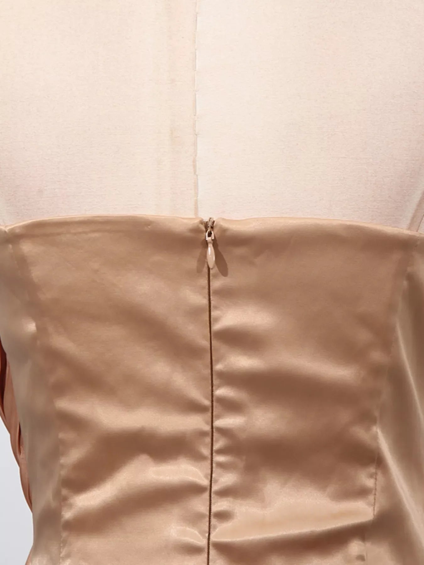Halter Neck Ruched Maxi Dress