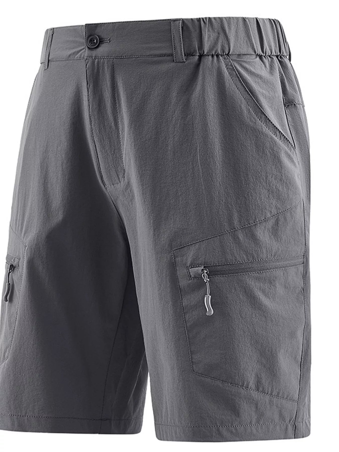 Men's Plus Size Zipper Pocket Outdoor Shorts