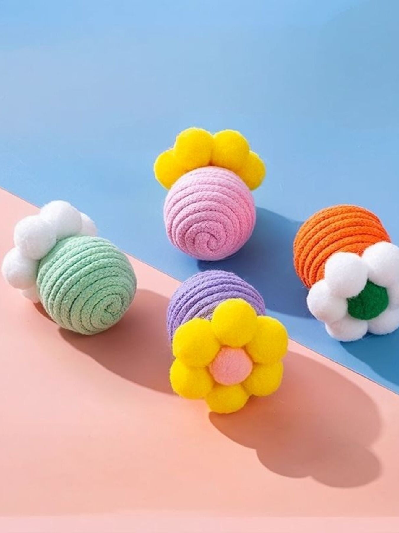Interactive Flower Design Squeaky Pet Sound Toy