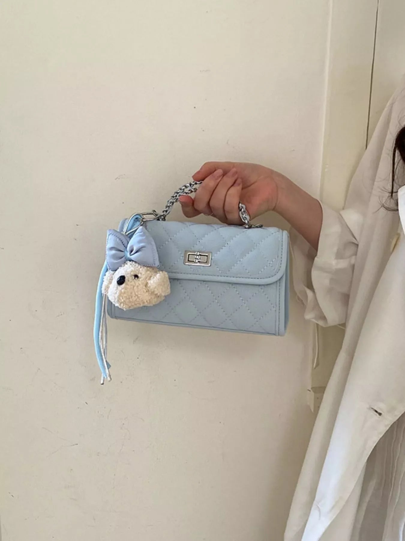 Quilted Chain Crossbody Bag