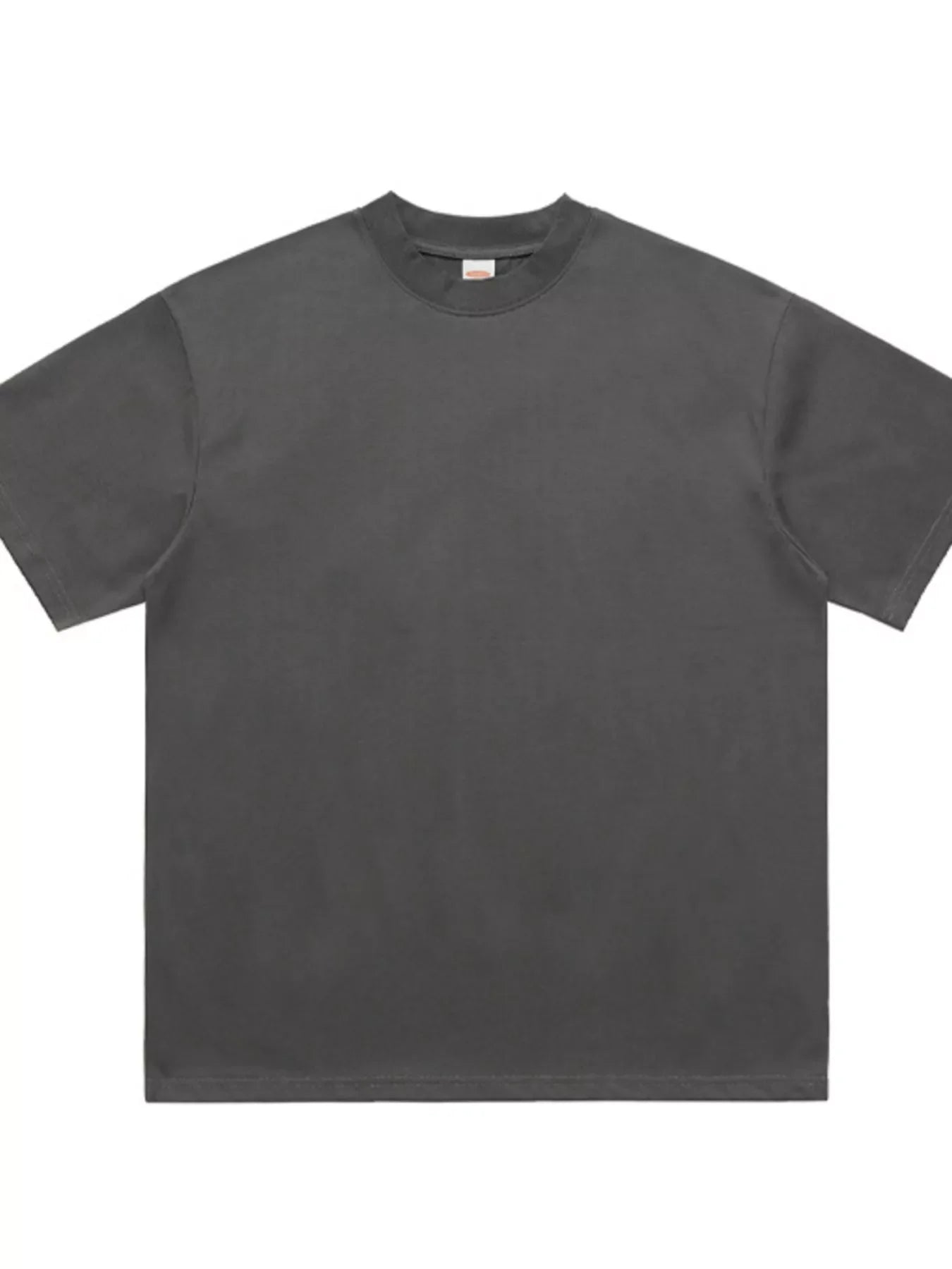 Men's Oversized Solid Color Crew Neck T-Shirt