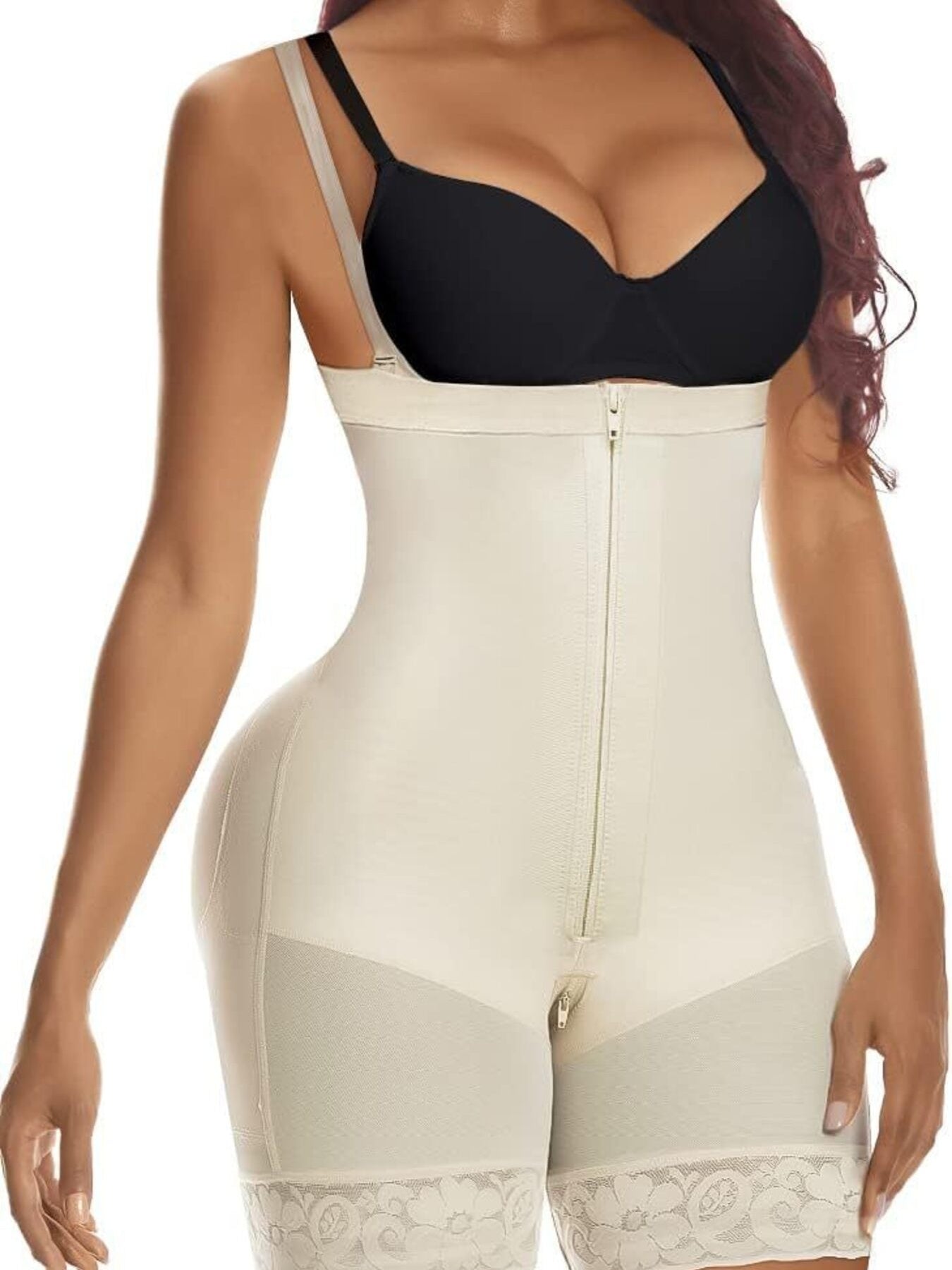 Full Size Full Body Zipper Shaping Bodysuit Plus Size