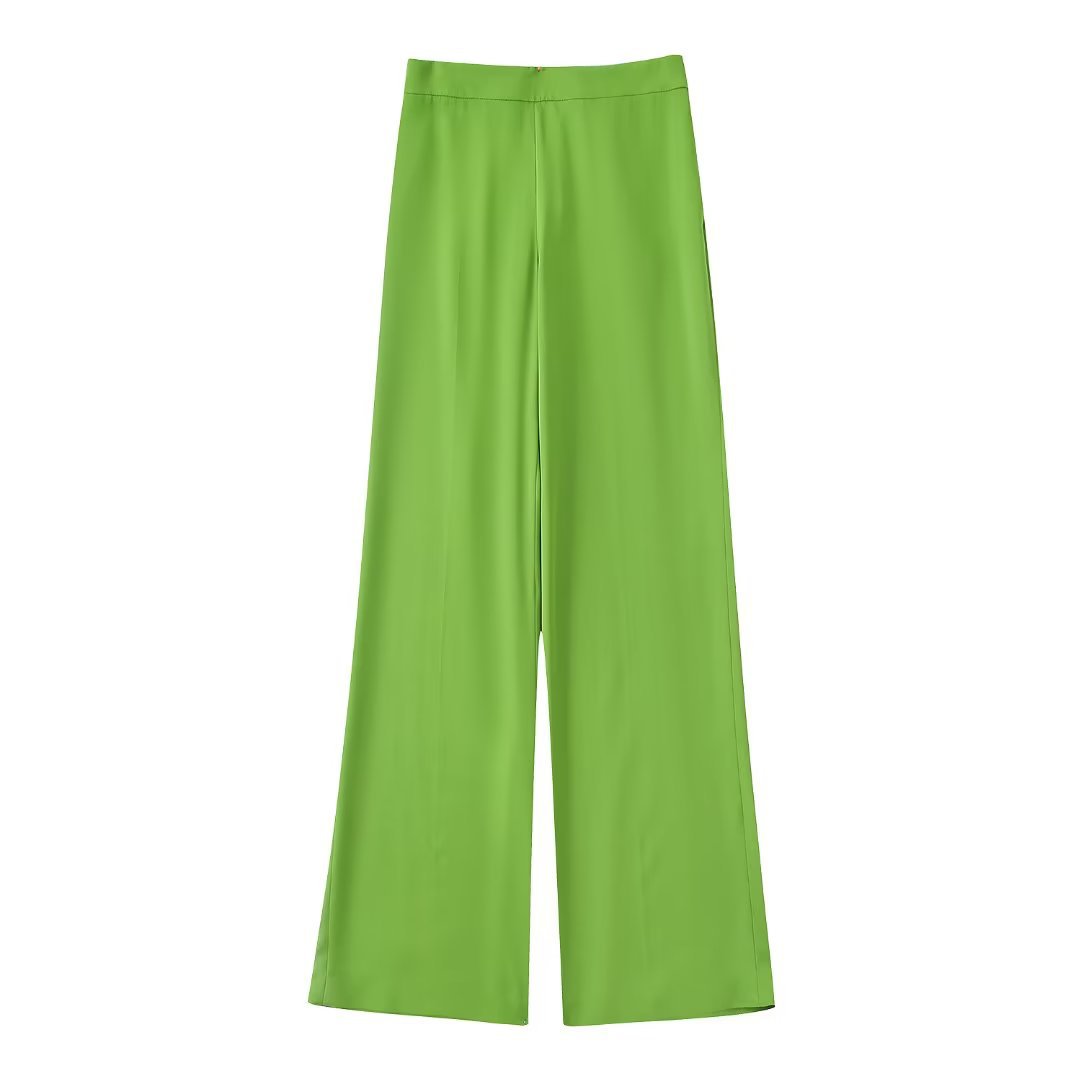 Women's Lapel Waistband Double Breasted Vest Casual Pants (see size guide under more details)