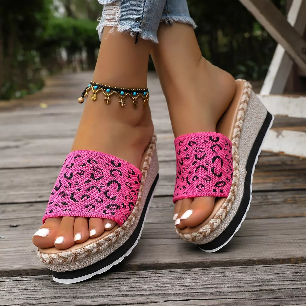 Open Toe Platform Sandals