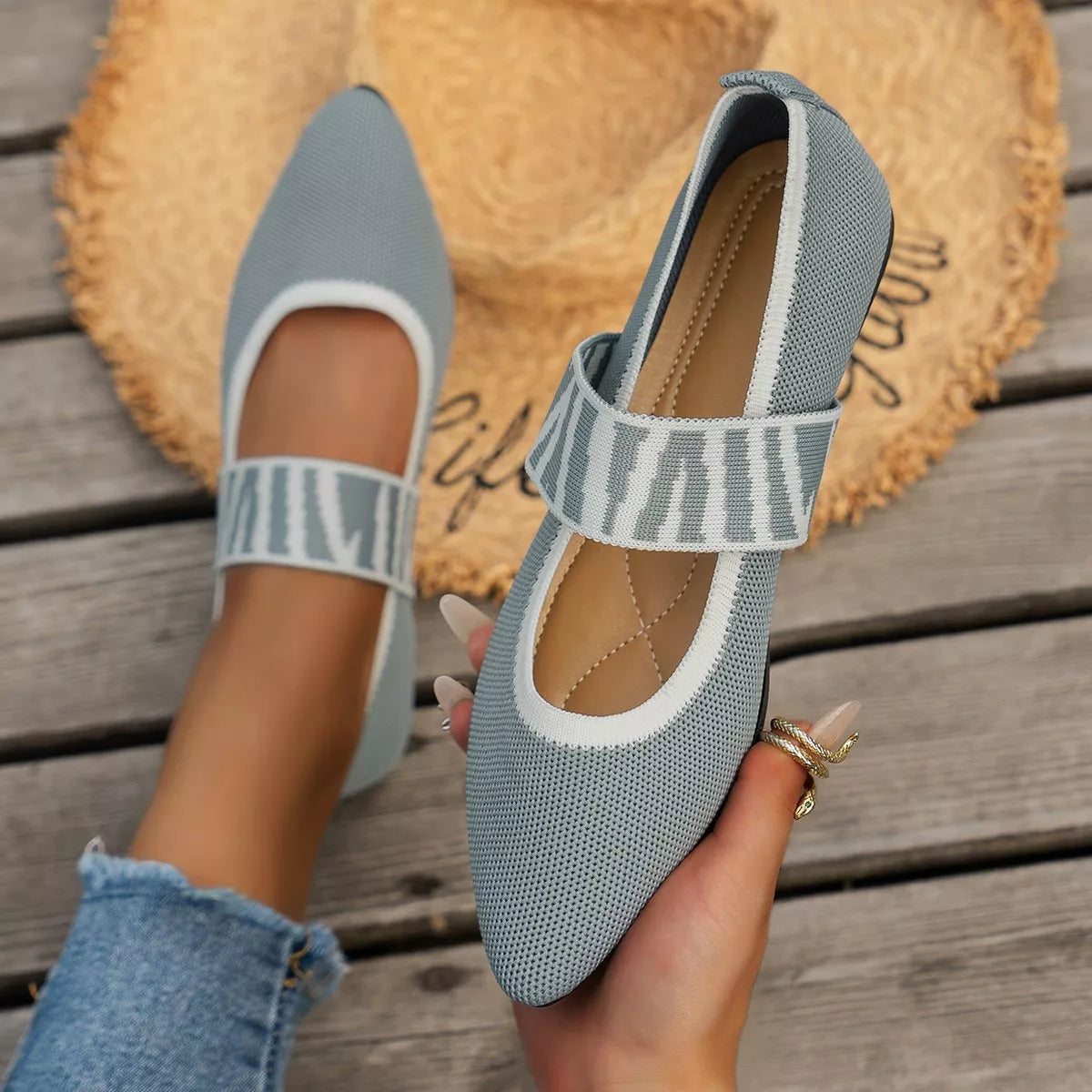 Point Toe Slip-Ons