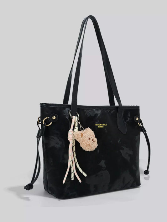 Bear Charm Shoulder Bag