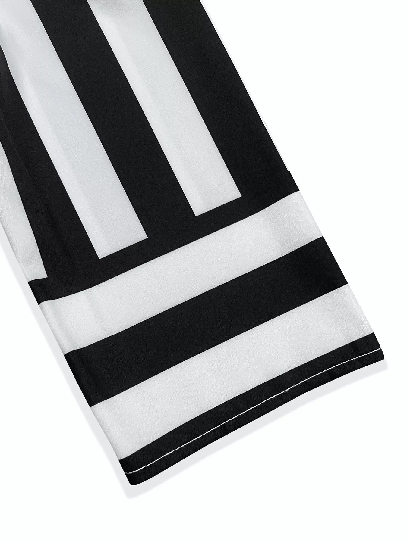 Striped Notched Casual Mini Dress
