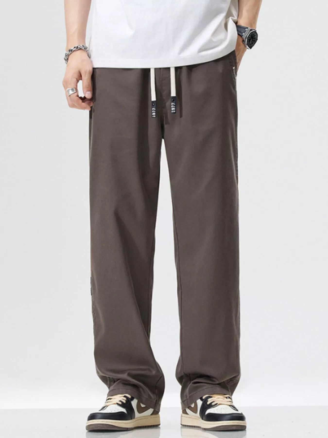 Men's Full Size Wide Leg Cargo Utility Pants Plus Size