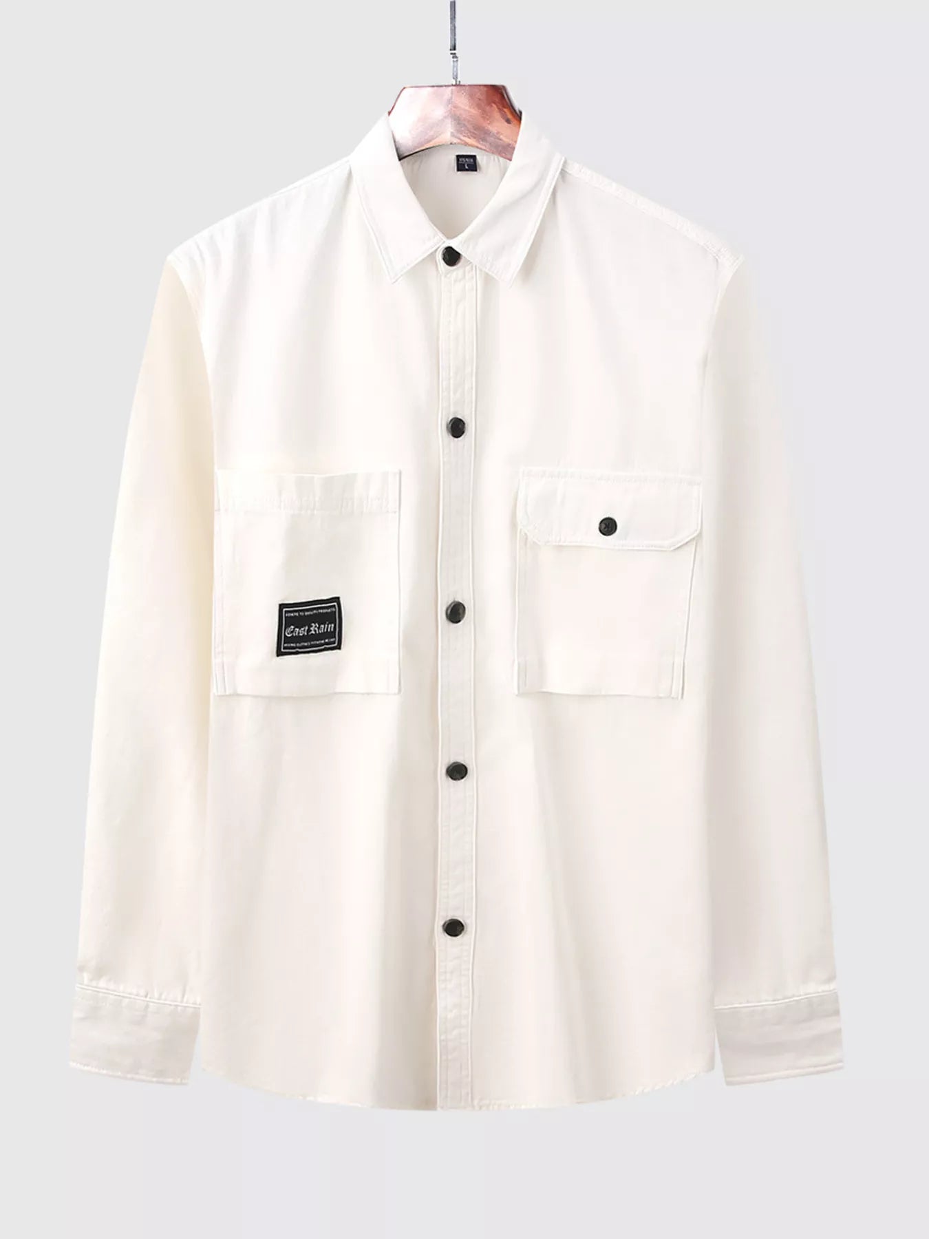 Men's Plus Size Casual Button Up Shirt