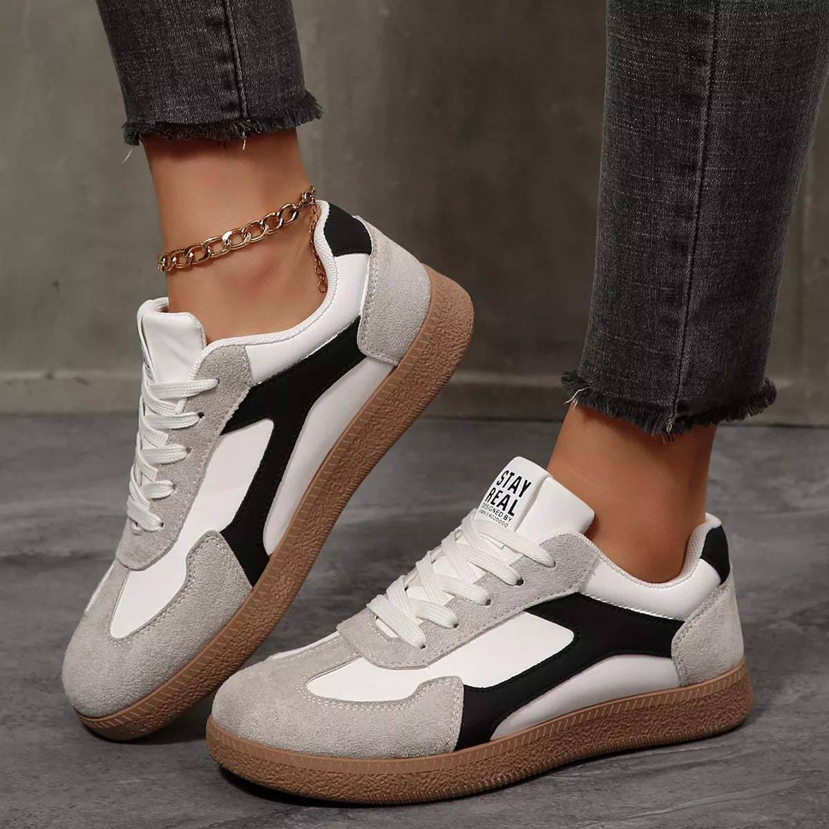 Round Toe Flats Sneakers