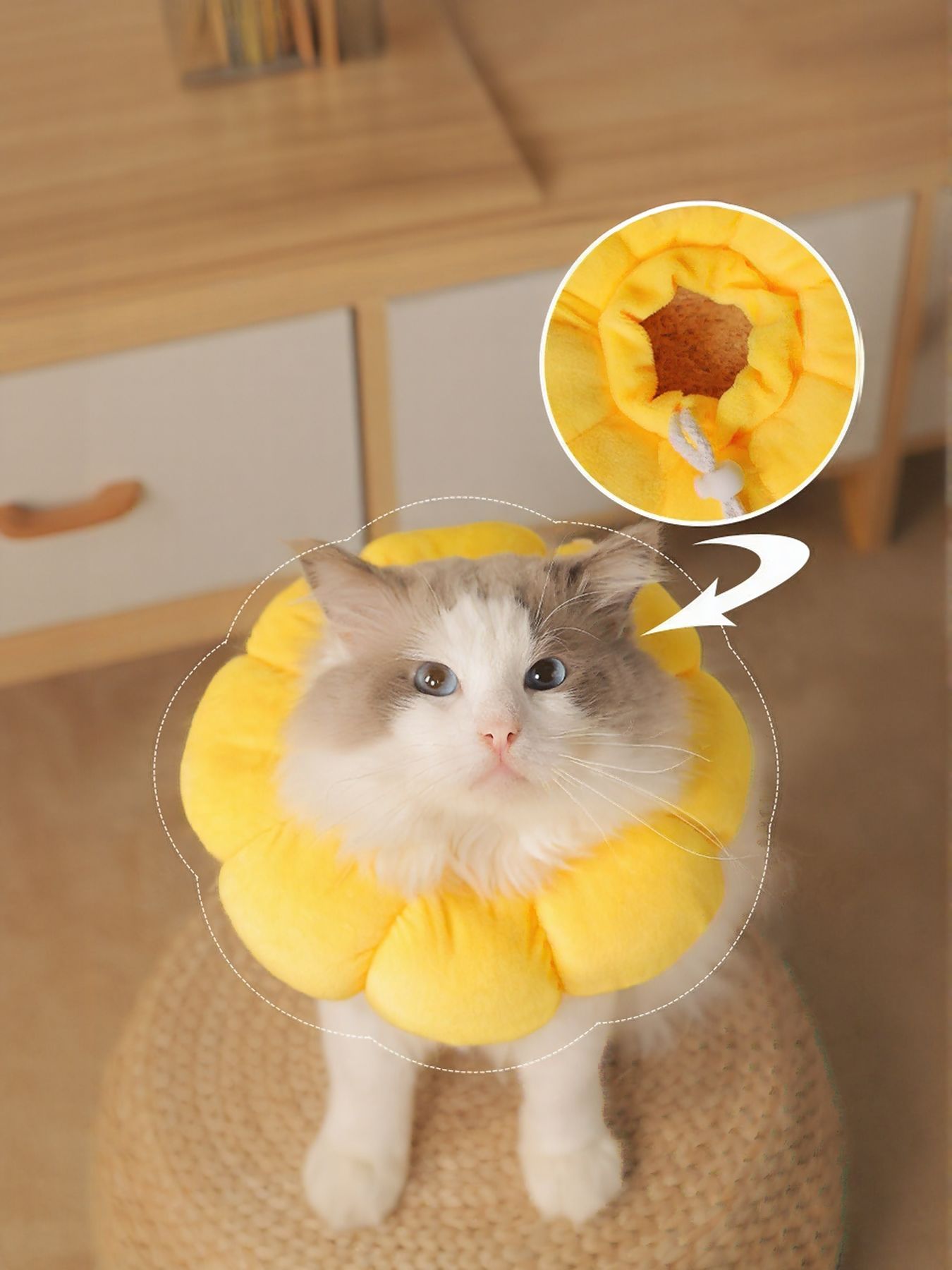 Sunflower Protective Pet Collar