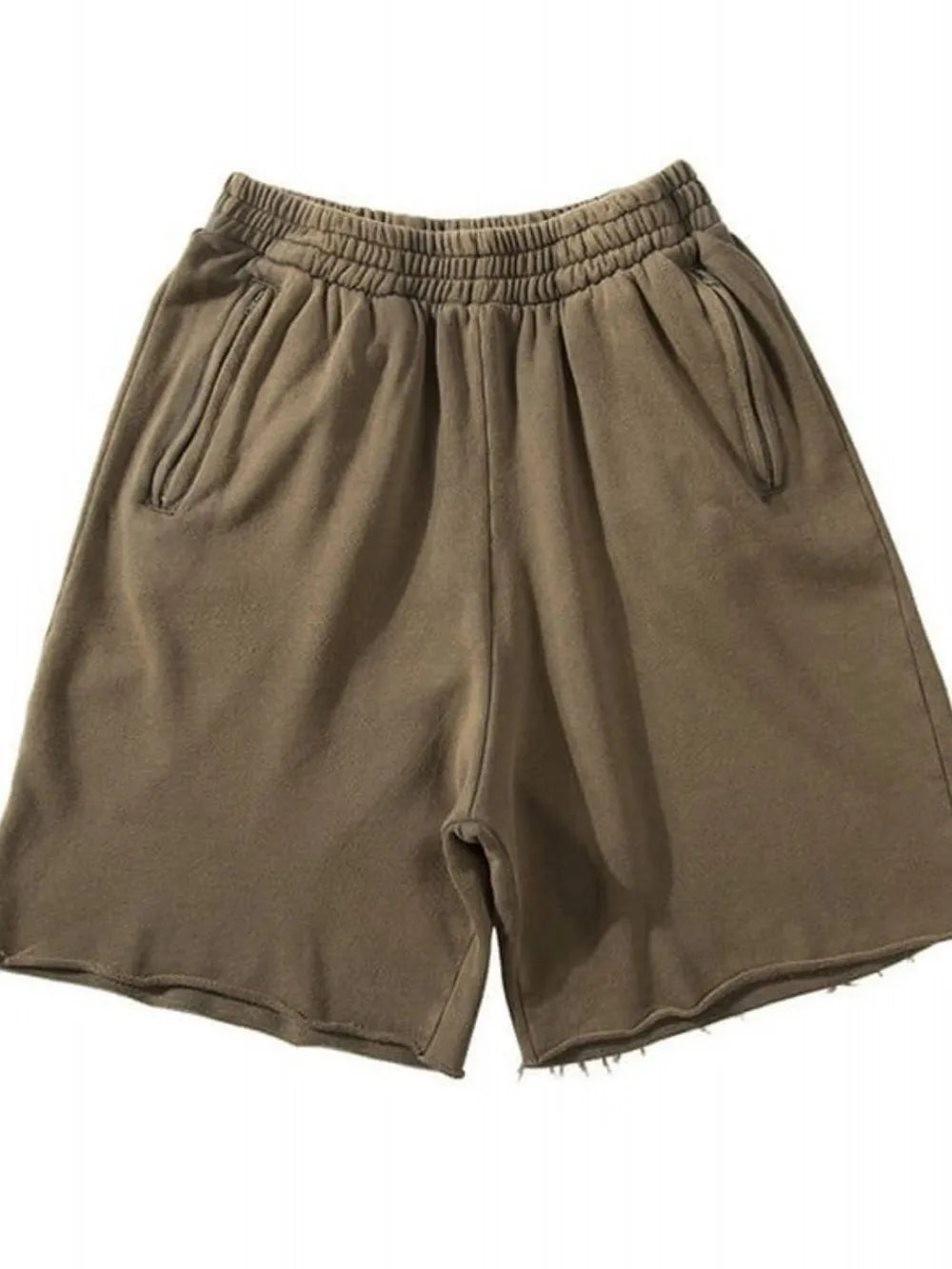 Men's Plus Size Elastic Waist Shorts