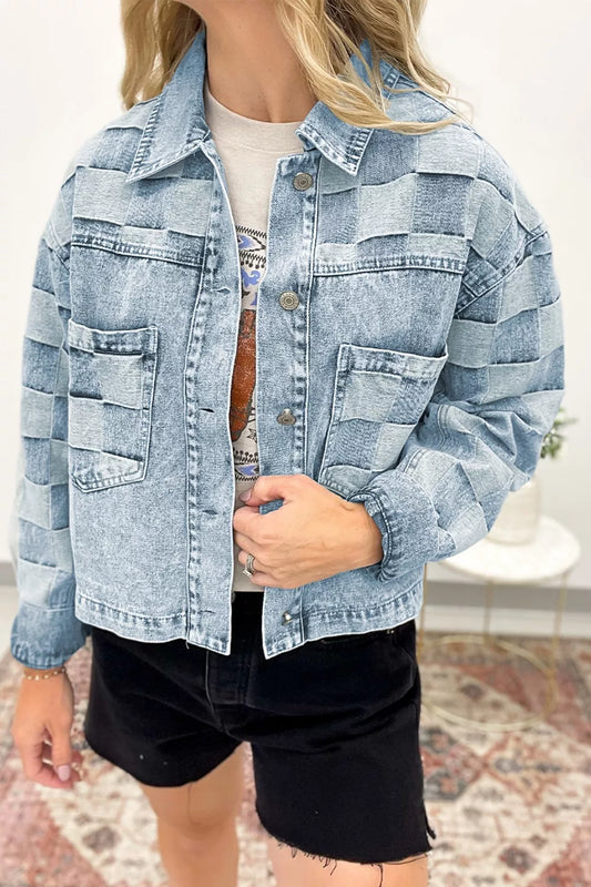 Button Up Wash Denim Jacket