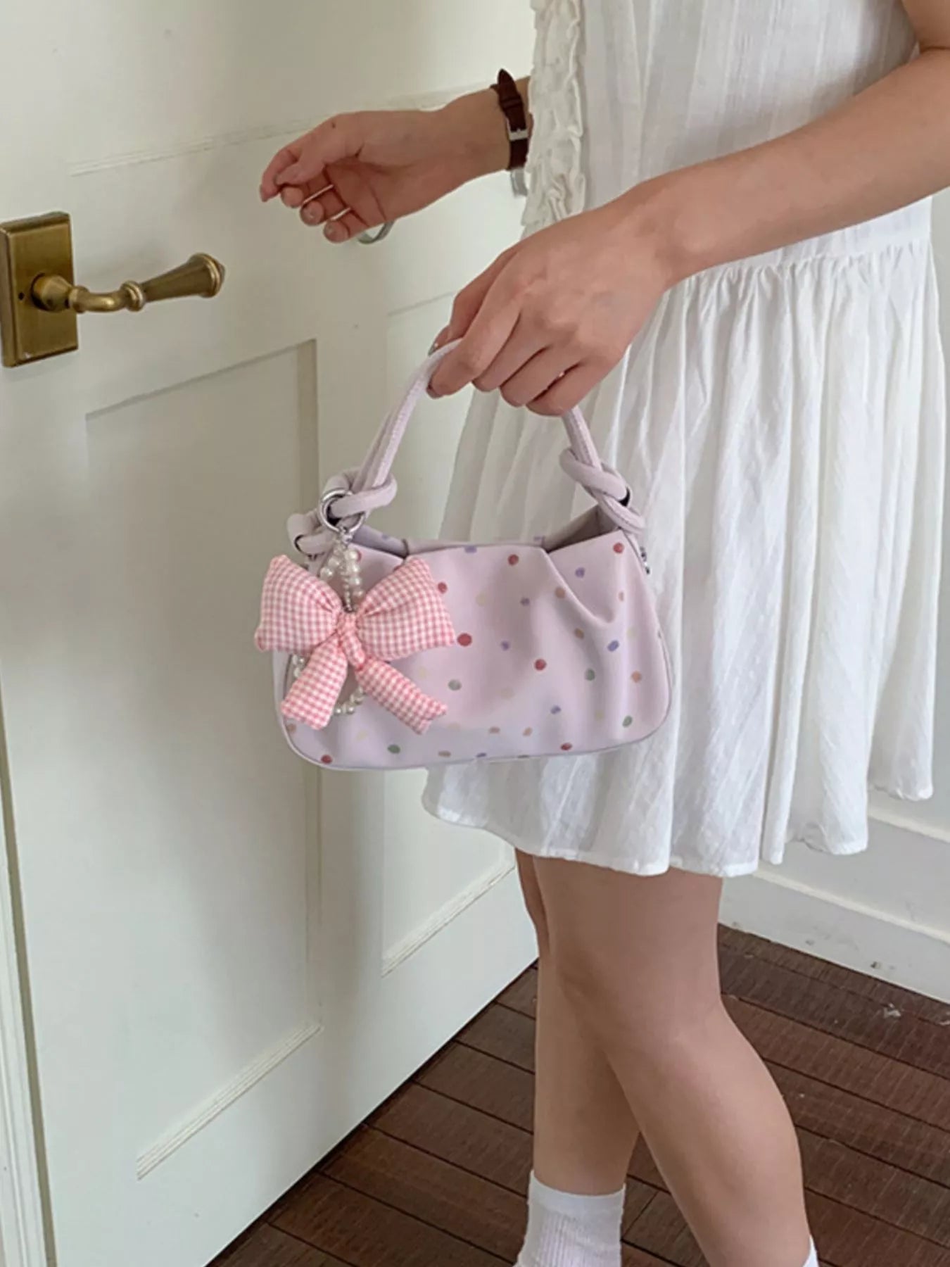 Polka Dot Crossbody Bag