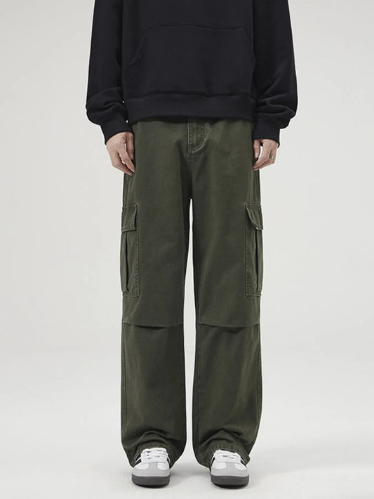 Men's Full Size Loose Fit Cargo Pants Plus Size