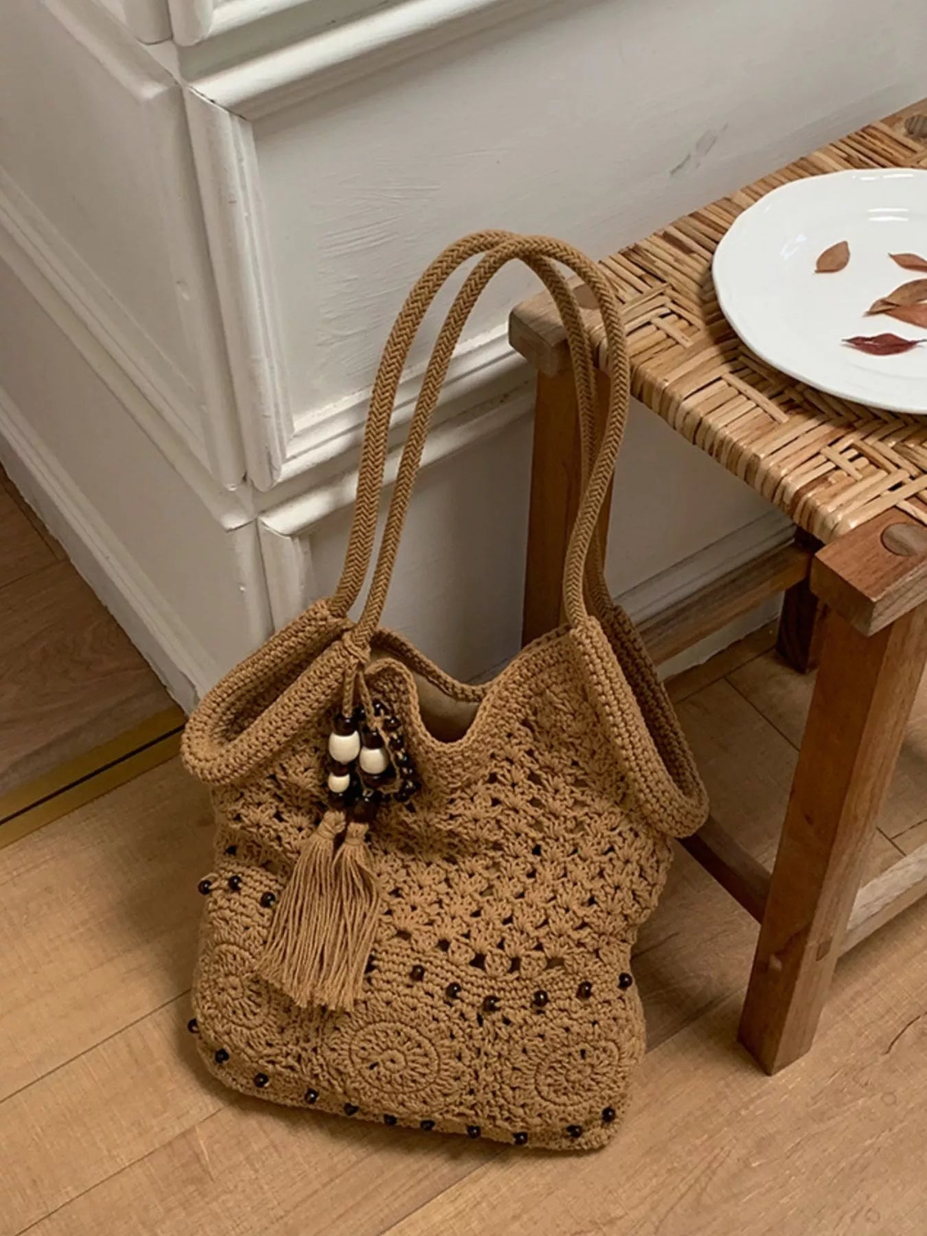 Crochet Knit Shoulder Bag