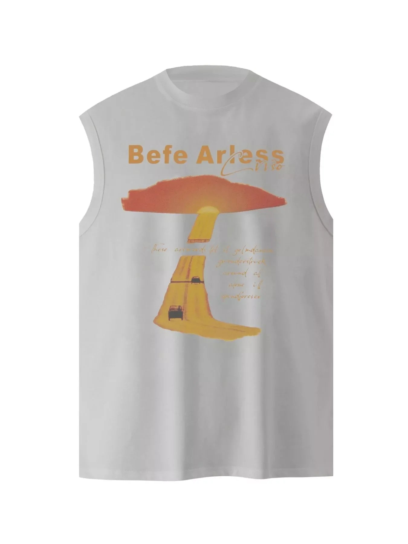 Men's Graphic Round Neck Tank