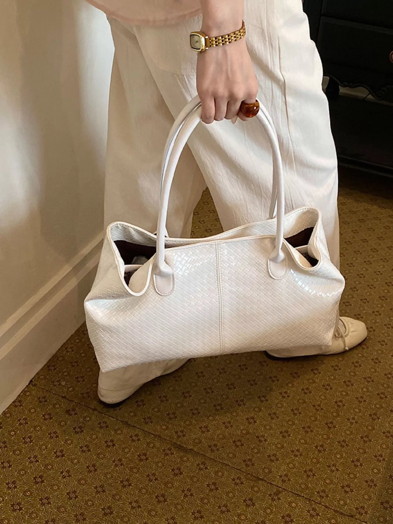 PU Leather Shoulder Bag