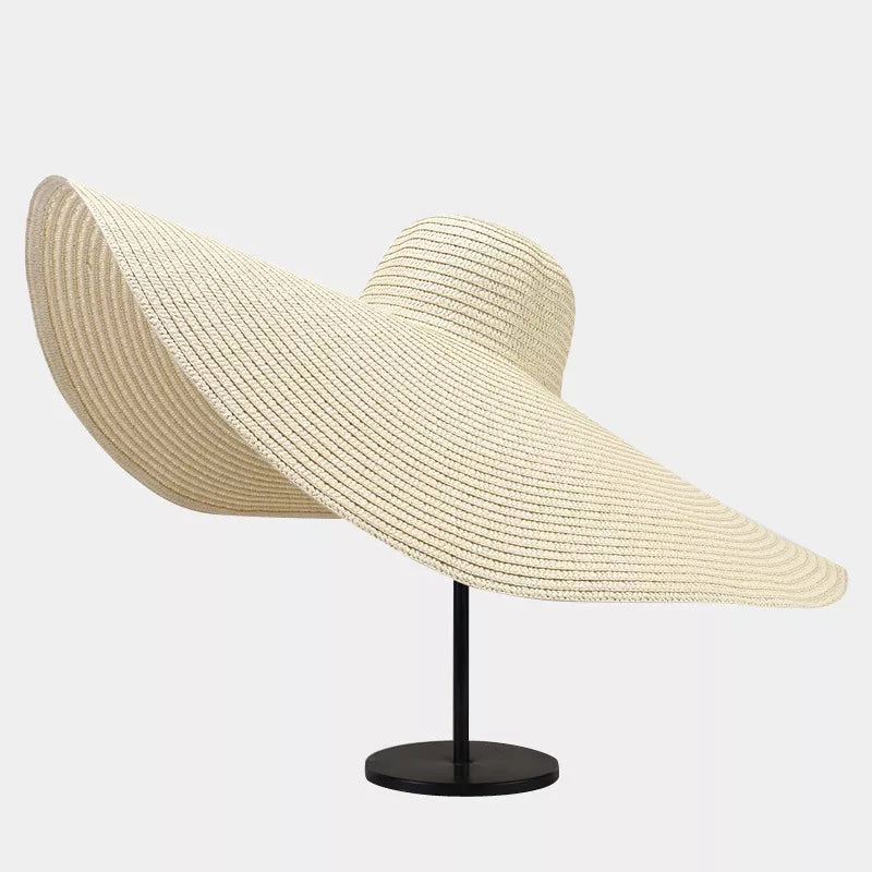 Oversized Wide Brim Straw Sun Hat