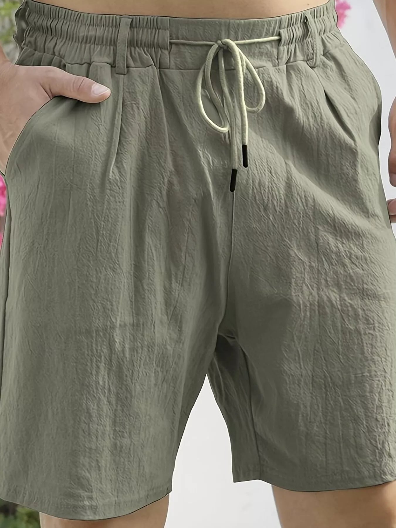 Men' Full Size Lightweight Drawstring Shorts Plus Size