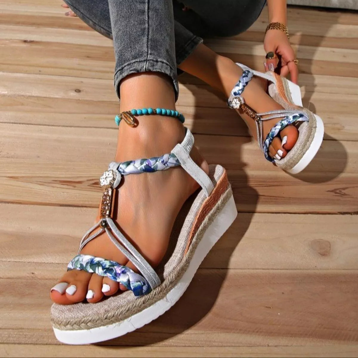Open Toe Platform Sandals
