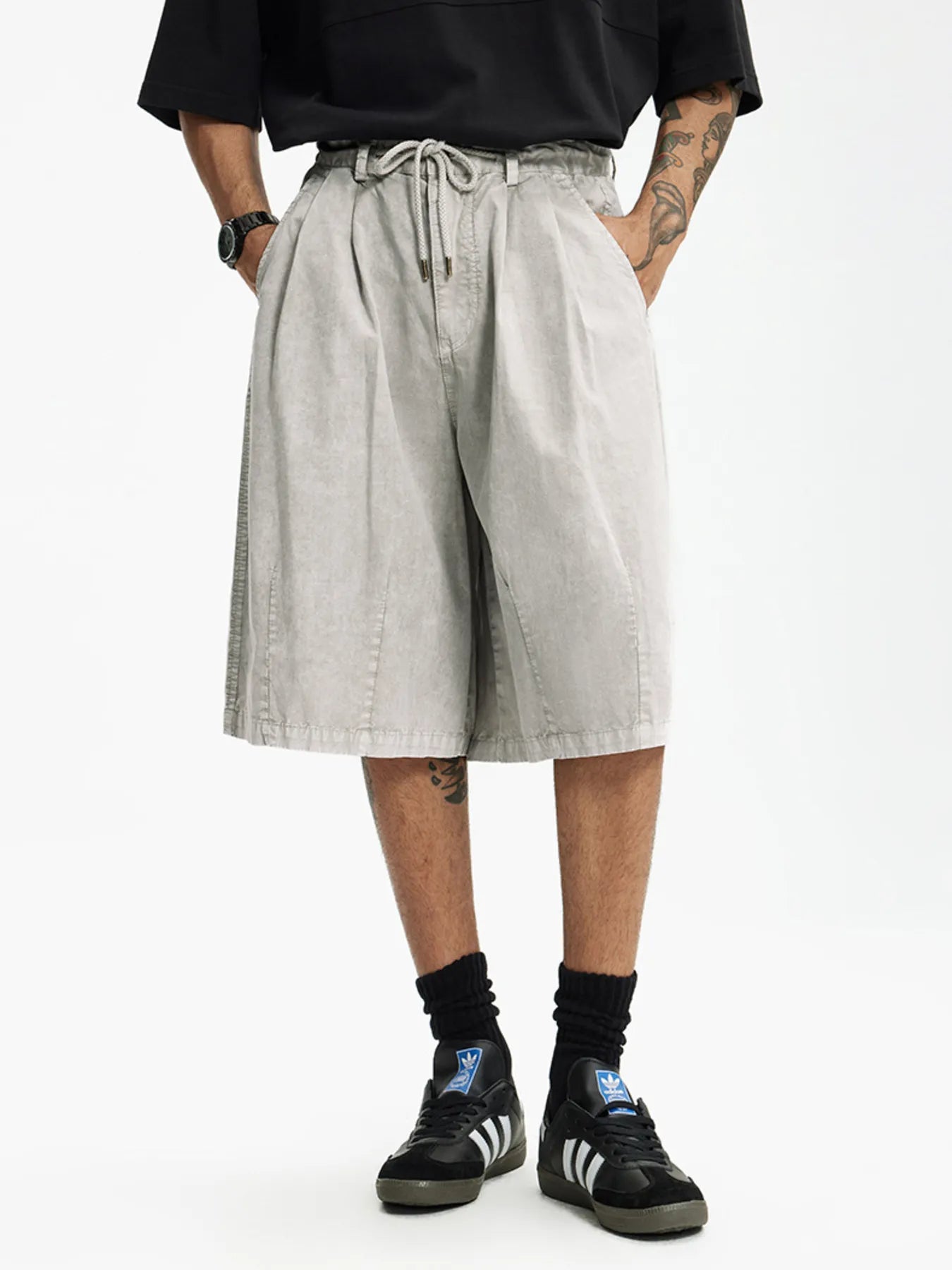 Men's Wide-Leg Shorts