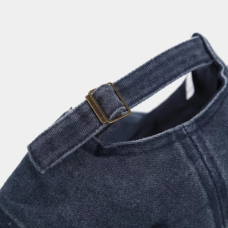 Washed Cat Ear Baseball Cap