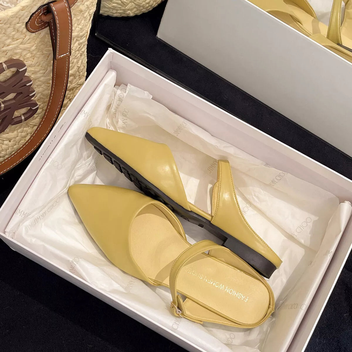 Point Toe Flats Sandals